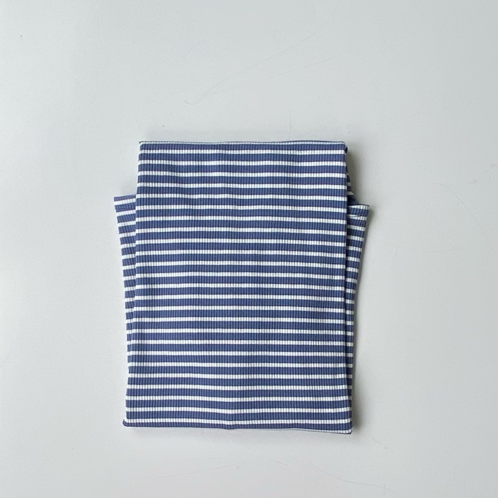 One Love Clothing, Sleeveless Striped Ribbed Knit Dress, Racerback Dress Sz: S - Picture 7 of 8